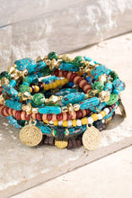 Load image into Gallery viewer, Multi Layered Semi-Precious Stone Bracelet