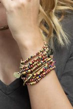 Load image into Gallery viewer, Multi Tone Seed Bead Set Bracelet