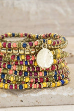 Load image into Gallery viewer, Multi Tone Seed Bead Set Bracelet