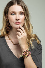 Load image into Gallery viewer, Multi Tone Seed Bead Set Bracelet