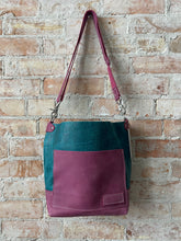 Load image into Gallery viewer, Raspberry + Turquoise Tote Ticket