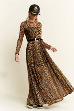 Load image into Gallery viewer, ANIMAL PRINT MESH MOCK