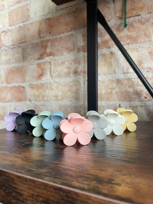 Small Flower Hair Clips